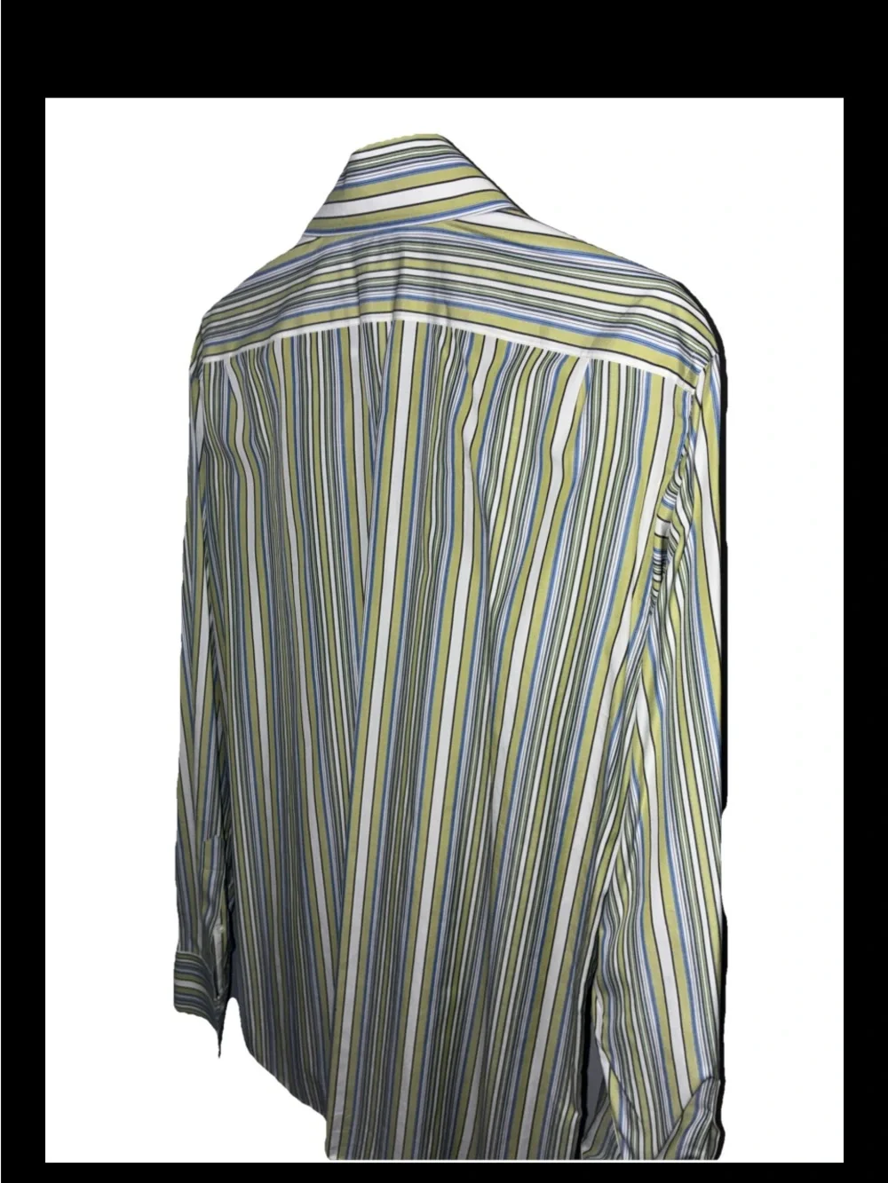 Vintage Banana Republic Men’s Striped Button Down Shirt L 16-16.5